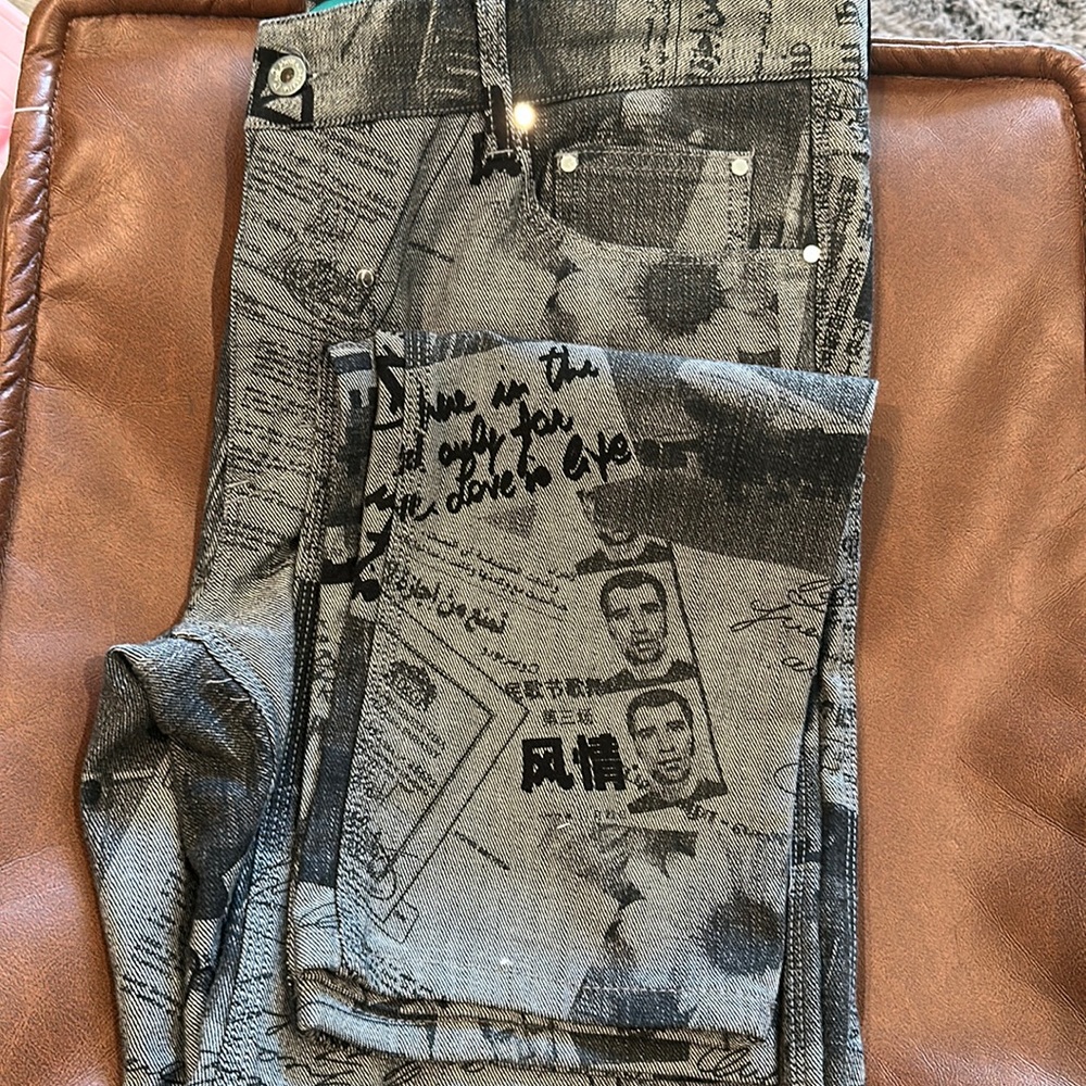 Brand new D&G printed men’s jeans